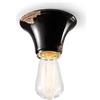 Ferroluce PLAFONIERA VINTAGE NERO C132(VIN)