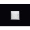 Perenz Illumina Plafoniera vetro bianco striato 3 luci attacco E27 in metallo e allumnio 40cm Frame