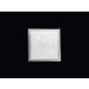 Perenz Illumina Plafoniera vetro bianco striato 4 luci attacco E27 in metallo e allumnio 50cm Frame