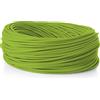 Perenz Illumina Rolla 50 mt cavo elettrico 2x0,75 mm rivestito in tessuto verde