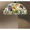 Perenz Illumina SOLO PARALUME IN VETRO TIFFANY DECORATO D.45CM COLLEZIONE SUNFLOWER