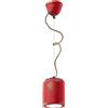 Ferroluce SOSPENSIONE VINTAGE ROSSO C984(VIR)