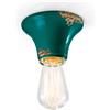 Ferroluce PLAFONIERA VINTAGE VERDE C132(VIV)