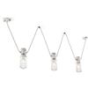 Ferroluce SOSPENSIONE 3 LUCI URBAN BIANCO C1742(VIB)