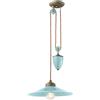 Ferroluce SALISCENDI SOSPENSIONE D.35 COLORS AZZURRO C1632(AZZ)