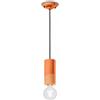 Ferroluce SOSPENSIONE CILINDRO LARGO PI ARANCIO PESCA C2501(ARP)