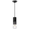 Ferroluce SOSPENSIONE CILINDRO LARGO PI NERO CARBONE C2501(NEC)