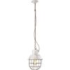 Ferroluce SOSPENSIONE CON GABBIA INDUSTRIAL BIANCO C1770(VIB)