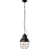 Ferroluce SOSPENSIONE CON GABBIA INDUSTRIAL NERO C1770(VIN)
