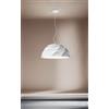 Perenz Illumina TILT Sospensione 3 luci in metallo verniciato bianco con paralume taglio laser attacco E27