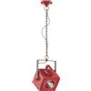 Ferroluce SOSPENSIONE INDUSTRIAL ROSSO C1652(VIR)