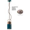 Ferroluce SOSPENSIONE INDUSTRIAL VINTAGE TORTORA C1620VIT