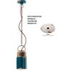 Ferroluce SOSPENSIONE INDUSTRIAL VINTAGE BIANCO C1620VIB