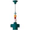 Ferroluce SOSPENSIONE H.60H.60 LARIAT VERDE PETROLIO C2530(VPE)