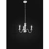 Perenz Illumina DUCALE Sospensione 3 luci in metallo verniciato bianco attacco E14 senza paralumi