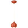 Ferroluce SOSPENSIONE PICCOLA CERAMICA AFOXE' ARANCIO POKÈ C2640(APO)