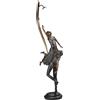 Perenz Illumina STATUA IN BRONZO COPPIA DI BALLERINI BRONZE 90CM D.28CM BASE IN MARMO