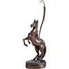 Perenz Illumina STATUA IN BRONZO CAVALLO BRONZE BASE IN MARMO H.60CM