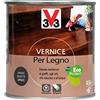 V33 Vernice Per Legno Opaca Grigio Graffite 500 Ml
