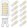 RuLEDne LED G9 Dimmerabile Bianco Neutro 4000k, Lampadina LED G9 3W Sostituzione Lampadina Alogena 25W 28W 33W, Lampadina Led G9 Senza Sfarfallio, 320LM, AC 220-240V, Lampadina A Incandescenza Base G9