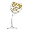 Bombo Bicchiere in Vetro Calice storto per compleanno 50 anni - 440 ml