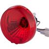 HELLA 2SB 965 039-131 Luce posteriore, Lampadine, 24V, Montaggio, interno/avvitato, colore diffusore luce rosso, Cavo 100mm, Spina Spina piatta, Dx/Sx, Quantità 1