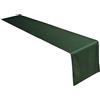 Lemos Home Runner da tavola di alta qualità in 100% cotone, collezione Concetto, colore e dimensioni a scelta (runner - 40 x 180 cm, verde oliva)