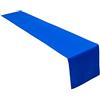 Lemos Home Runner da tavola di alta qualità in 100% cotone, collezione concetto, colore e dimensioni a scelta (runner - 40 x 250 cm, blu reale)