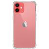 QUITECO Cover Trasparente per iPhone 12 Mini, Custodia Resistente in TPU, Anti Urto con Angoli Rinforzati, Protezione Bordi e Antigraffio