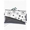 Porta Tablet con fantasia Fiorata e pois Bianco e Nera da Cucire