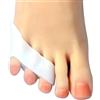 feifanshop Separatore delle dita dei piedi, Gel Protettori per dita piccole per dita sovrapposte, dita di mignolo arricciate, per alleviare il dolore da attrito, vesciche, 2 paia