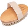 K-Pro Dry Body Brush Brush Setole naturali - Spazzola per il corpo in legno della cellulite