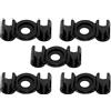 cyclingcolors 5x Guida Guaina Bici Doppia Cavo Freno Deragliatore Fissaggio Bicicletta MTB Nero