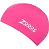 Zoggs Stretch cap, Cuffia da Piscina Unisex-Adulto, Rosa, Taglia Unica