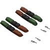 XLC Bremsschuhe Ersatzbremsgummi 4er 72 mm, Pattini Ricambio Freno Gomma BS-X09 Set da 72 mm Unisex Adulto, Multicolore, Standard