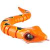 ROBO ALIVE ZURU ROBO ALIVE- Slithering Snake-Giocattolo robotico a Batteria, Colore Arancione, 25235A-B
