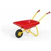 ROLLY TOYS Carriola per bambini Rolly Toys (colore rosso/giallo, giocattolo per bambini da 2,5 anni in su, carriola in plastica con struttura in metallo, manici antiscivolo) 270859