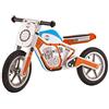 Trudi Motocicletta Orange | Trudi by Sevi | Moto cavalcabile con ruote per bambini. Primi anni. Giochi in legno Sevi | 33 x 41 x 52cm | Cavalcabili Giganti | modello 82991