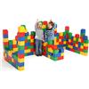 Wader Quality Toys- Polesie Building Bricks XXL-Set di Giocattoli da Costruzione, 72 Pezzi, Multicolore, Large, 41999