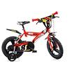 Dino Bikes 143 GLN bicicletta 14 serie 23 con rotelle e doppio freno per bambini dai 4 ai 7 anni