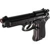 BRUNI Pistola a salve originale Bruni Full Metal mod. Beretta 92 PAK scarrellante + Valigetta + 50 munizioni