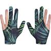 Antcher 2 Pezzo Guanti da biliardo unisex con elastico alto 3 dita traspirante antiscivolo guanto da biliardo snooker per mano sinistra Destra (bianca)