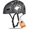Apollo Casco da Skate | Casco Bambino e Bambina Regolabile | Caschetto Scooter, Bici, Skateboard, BMX | Casco Bici Bambino 2 Anni in su | Disponibile in Diverse Misure e Colori
