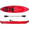 ATLANTIS Kayak-Canoa Ocean Rosso - cm 266 sit on top, pagaia inclusa, per utilizzo in mare, lago e fiume