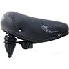 Selle Montegrappa MONTEGRAPPA Sella Laguna con Molle Ideale Bici Graziella - Olanda - City Bike - Colore Nero