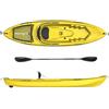 ATLANTIS Kayak-Canoa Ocean Giallo - cm 266 sit on top, pagaia inclusa, per utilizzo in mare, lago e fiume