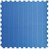 Toorx - Tatami ad incastro 100x100x4 cm. con 2 bordi rosso-blu superficie goffrata antiscivolo, anallergico