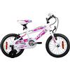 Atala Bicicletta da Bambina Modello 2021, Muffin 14, Colore Bianco - Rosa