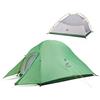 Naturehike Cloud-up 2 Ultraleggero Tenda da Campeggio per 2 Persone - Impermeabile Doppio Strato Tenda per Backpacking 4 Stagioni(Verde)
