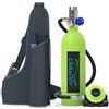CHIKADIV C400 Mini Bombola Sub Bombola Ossigeno da 15 a 20 Min Alluminio Aeronautico Bombola Portatile Respiratore Subacqueo Subacquea Attrezzatura di Salvataggio per Lo Snorkeling A3 Green
